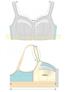 Бюстгальтер с застежкой спереди Sermija AGATHA 190-25-L крем-брюле, Цвет: крем-брюле, Размеры: 90D, изображение 5