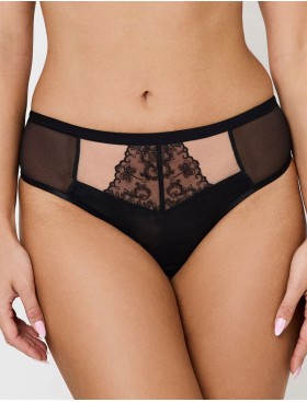 Трусы высокие бразилиана Subtille DIVA BLACK brazilian panties, Цвет: черный, Размеры: S