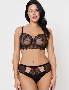 Бюстгальтер мягкий балконет Subtille DIVA BLACK soft balconette, Цвет: черный, Размеры: 65F, изображение 4