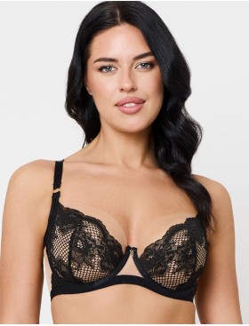 Бюстгальтер мягкий Subtille BELINDA BLACK soft, Цвет: черный+бежевый, Размеры: 75H, изображение 3