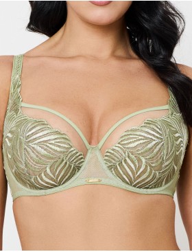 Бюстгальтер кружевной Subtille FLORANCE soft olive, Цвет: оливковый, Размеры: 90H