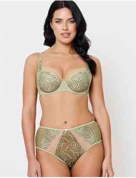 Бюстгальтер кружевной Subtille FLORANCE soft olive, Цвет: оливковый, Размеры: 90H, изображение 6