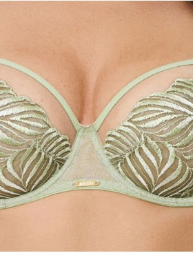 Бюстгальтер кружевной Subtille FLORANCE soft olive, Цвет: оливковый, Размеры: 90H, изображение 5