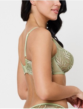 Бюстгальтер кружевной Subtille FLORANCE soft olive, Цвет: оливковый, Размеры: 90H, изображение 2