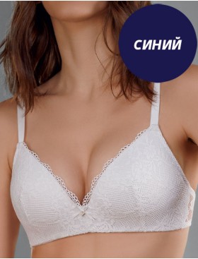 Формованный бюстгальтер без косточек Amelie VERA 2518 синий, Цвет: синий, Размеры: 80A