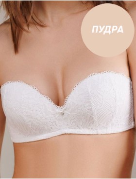 Бюстгальтер пуш-ап планж Amelie VERA 2520 пудра, Цвет: пудра, Размеры: 70B