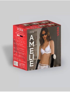 Бюстгальтер спейсер Amelie VERA 2524 черный, Цвет: черный, Размеры: 85C, изображение 4