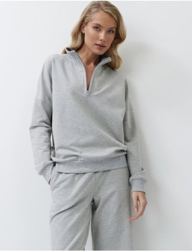 Домашний костюм с брюками Aruelle AVY SET, Цвет: светло-серый, Размеры: S