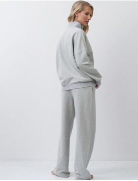 Домашний костюм с брюками Aruelle AVY SET, Цвет: светло-серый, Размеры: S, изображение 3