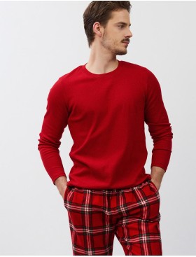 Пижама мужская со штанами Aruelle BENSON, Цвет: красный, Размеры: M