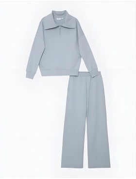 Домашний костюм Aruelle BRISA SET, Цвет: серо-голубой, Размеры: S, изображение 5