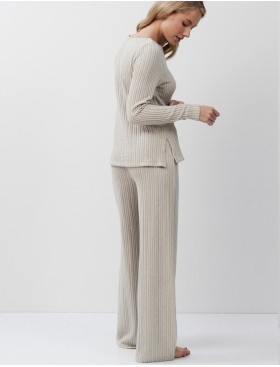 Женский домашний комплект Aruelle ESTELLE SET, Цвет: светло-бежевый, Размеры: S, изображение 4