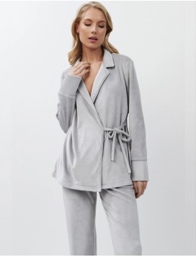 Домашний костюм с брюками Aruelle GABBY SET, Цвет: светло-серый, Размеры: 2XL