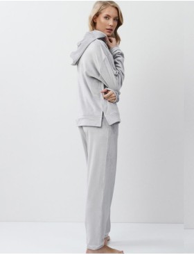 Тёплый домашний комплект Aruelle GENEVA SET, Цвет: светло-серый, Размеры: S, изображение 3