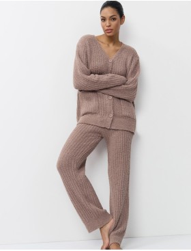 Женский комплект с брюками Aruelle JOLIE SET SOFT, Цвет: мокко, Размеры: M, изображение 2