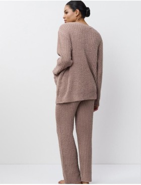 Женский комплект с брюками Aruelle JOLIE SET SOFT, Цвет: мокко, Размеры: M, изображение 3