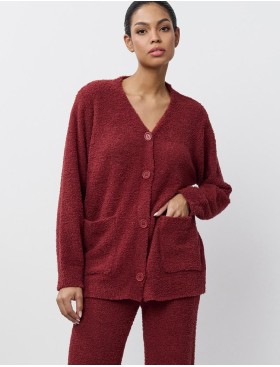 Женский домашний комплект Aruelle MERRY SET SOFT, Цвет: бургундское вино, Размеры: M