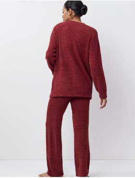 Женский домашний комплект Aruelle MERRY SET SOFT, Цвет: бургундское вино, Размеры: M, изображение 3