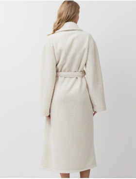 Тёплый халат Aruelle SIMONE, Цвет: светло-бежевый, Размеры: XL, изображение 3