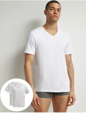 Футболка мужская в наборе (2 шт) Dim 0DI5 белый/белый, Цвет: белый/белый, Размеры: M, изображение 2