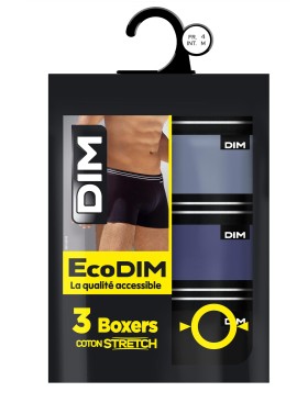 Набор мужских боксеров (3 шт) Dim 6578/3 голубой/синий/чёрный, Цвет: голубой/синий/чёрный, Размеры: M, изображение 3