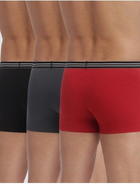 Набор мужских боксеров (3 шт) Dim 6578/3 кармин/серый/чёрный, Цвет: кармин/серый/чёрный, Размеры: M, изображение 2