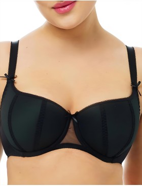 Бюстгальтер балконет Honey H39-23-L чёрный, Цвет: чёрный, Размеры: 75G