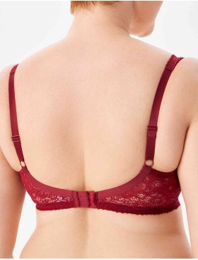 Кружевной бюстгальтер на поролоне Lina A 6086 румба, Цвет: румба, Размеры: 90B, изображение 2