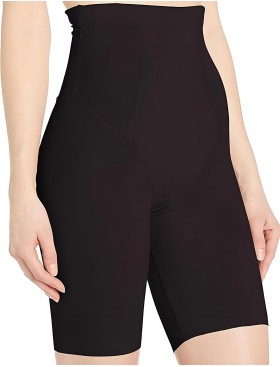 Корректирующие шорты с завышенной талией Maidenform DM5001 чёрный, Цвет: чёрный, Размеры: S