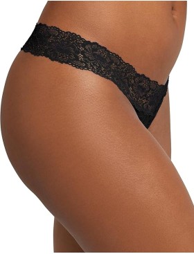 Кружевные трусики стринги Maidenform DMESLT чёрный, Цвет: чёрный, Размеры: S, изображение 2