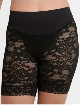 Кружевные шорты с корректирующим поясом Maidenform DMS095 чёрный/кружево, Цвет: чёрный/кружево, Размеры: S