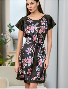 Короткая туника Mia-Amore ALICIA 4077, Цвет: черный, Размеры: 4XL/5XL