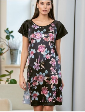 Короткая туника Mia-Amore ALICIA 4077, Цвет: черный, Размеры: 4XL/5XL, изображение 3