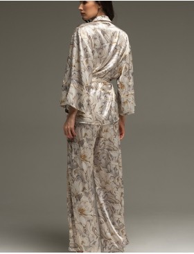 Шёлковая пижама Mia-Amore EILIN 4585, Цвет: брют, Размеры: 4XL, изображение 2