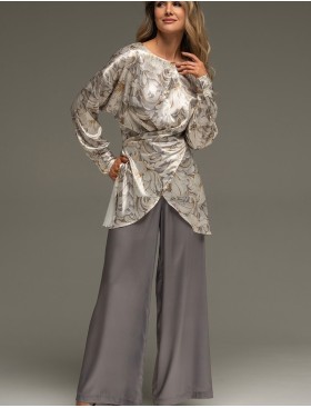 Шёлковый элегантный комплект Mia-Amore EILIN 4586, Цвет: брют, Размеры: 2XL