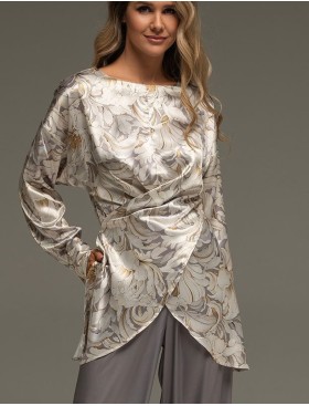 Шёлковый элегантный комплект Mia-Amore EILIN 4586, Цвет: брют, Размеры: 2XL, изображение 5