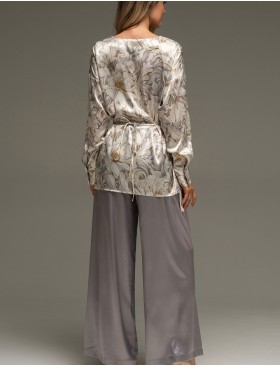 Шёлковый элегантный комплект Mia-Amore EILIN 4586, Цвет: брют, Размеры: 2XL, изображение 2