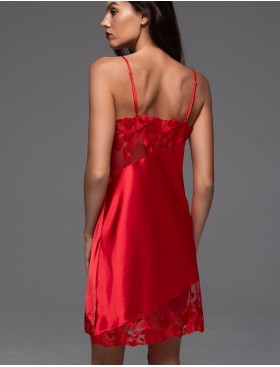 Короткая сорочка Mia-Amore MERLOT 4740 красный, Цвет: красный, Размеры: 4XL, изображение 2