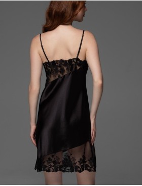 Короткая сорочка Mia-Amore MERLOT 4740 черный, Цвет: черный, Размеры: 3XL, изображение 2