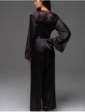 Комплект-тройка шёлковый Mia-Amore MERLOT 4746 черный, Цвет: черный, Размеры: 3XL, изображение 5