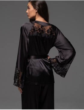 Комплект-тройка шёлковый Mia-Amore MERLOT 4746 черный, Цвет: черный, Размеры: 3XL, изображение 2