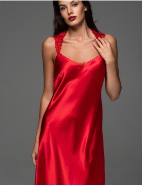 Сорочка с кружевными бретелями Mia-Amore MERLOT 4748 красный, Цвет: красный, Размеры: 3XL