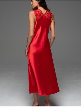 Сорочка с кружевными бретелями Mia-Amore MERLOT 4748 красный, Цвет: красный, Размеры: 3XL, изображение 2