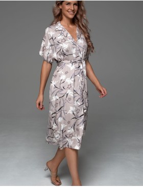 Длинная рубашка-халат Mia-Amore MAILA 5557, Цвет: серый, Размеры: 3XL, изображение 3