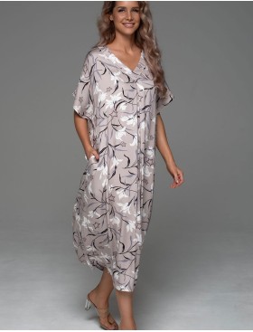 Длинная сорочка Mia-Amore MAILA 5564, Цвет: серый, Размеры: S/M, изображение 3