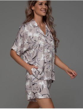 Пижама из вискозы с шёлком Mia-Amore MAILA 5567, Цвет: серый, Размеры: 5XL, изображение 3