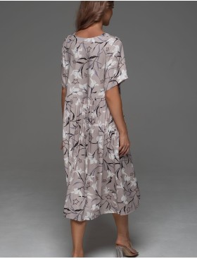 Домашнее платье Mia-Amore MAILA 5568, Цвет: серый, Размеры: 4XL/5XL, изображение 2