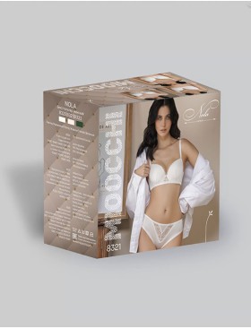 Бюстгальтер балконет Mioocchi NOLA 8321 verde, Цвет: verde (зеленый), Размеры: 85D, изображение 6