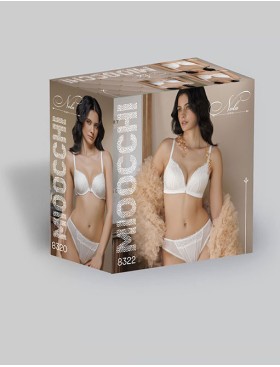 Бюстгальтер без косточек Mioocchi NOLA 8322 perla, Цвет: perla (жемчуг), Размеры: 90C, изображение 4