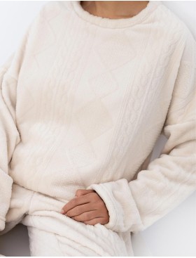 Тёплый домашний комплект Sensis BRIDGET, Цвет: молоко, Размеры: S, изображение 5